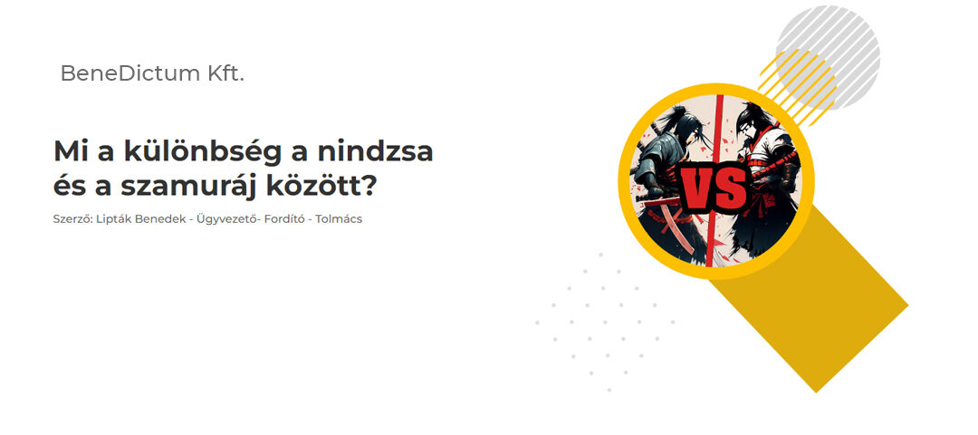 What’s the difference between a ninja and a samurai?